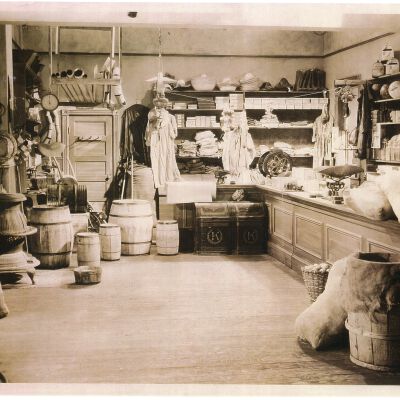 23-Store interior, thought to be Aucock's in Conklin & Allendorf building