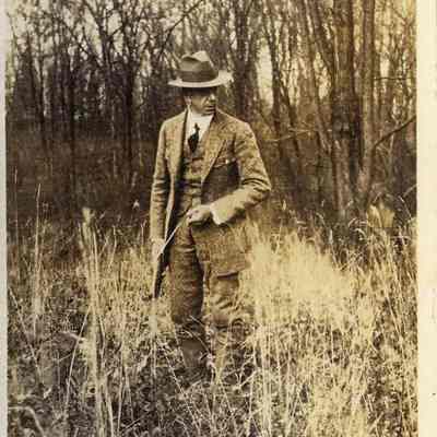 Frank Teal standing in field