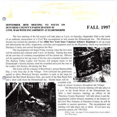 1997(4) Fall - EBHS Newsletter