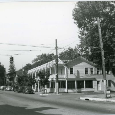Red Hook Hotel from the north, 1945