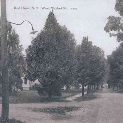 West Market St (unpaved) in the Village of Red Hook, NY