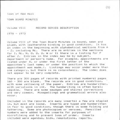 Vol. VIII - 1970 - 1973