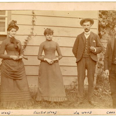 Sarah Wood, Ellen Wood, William Wood and Charles Snyder