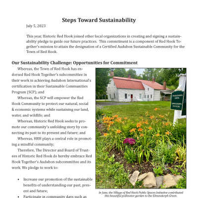 Blog Post: Steps Toward Sustainability