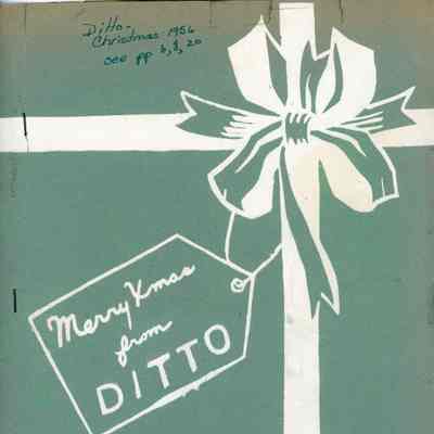 "Ditto" Newsletter 1956
