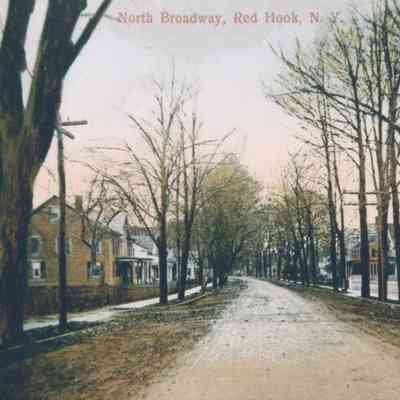 North Broadway (unpaved) in the Village of Red Hook, NY