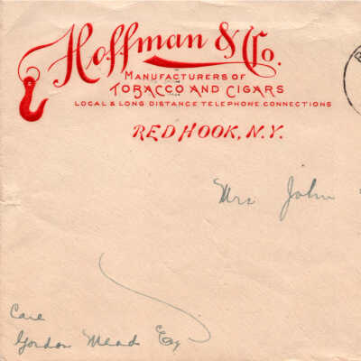 Envelope, Hoffman & Co logo, 1921