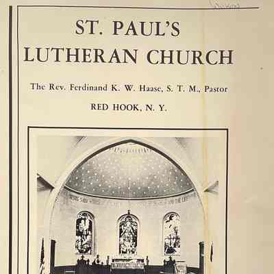 St. Paul's Lutheran Directory - Date unknown