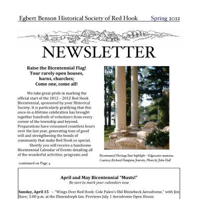 2012(2) Spring - EBHS Newsletter