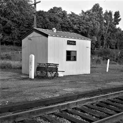 Tivoli Railroad Shelter, first photo taken in 1959, rest are in 1956