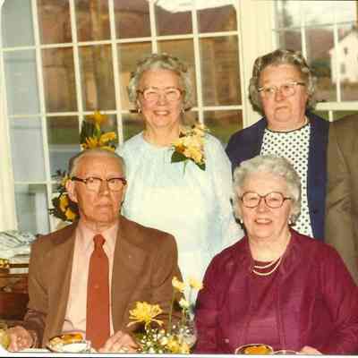 Raymond Doyle, Mary Clum, Mildred Doyle, Marguerite Smith, Roland Brenzel