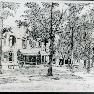 Massonneau residence (drawing)
