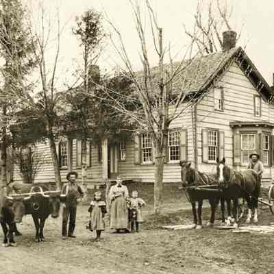 Vosburgh farmstead, c 1892