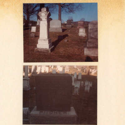 Photos of Elmendorf-Potts-Budd gravestones