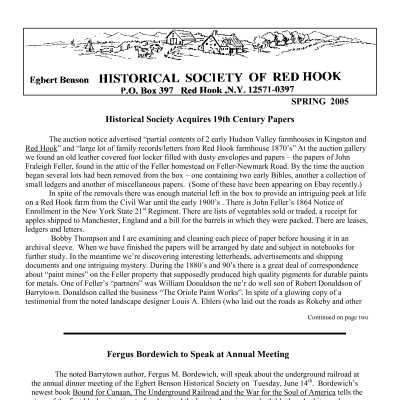 2005(2) Spring - EBHS News Letter