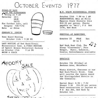 FOE flyer, October 1977