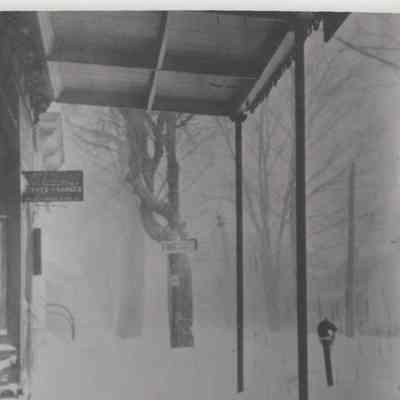 Snowstorm in Red Hook, NY
