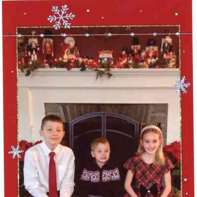 Holiday cards with photos of grandchildren, 2008-2016