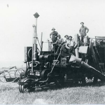Men on separator.