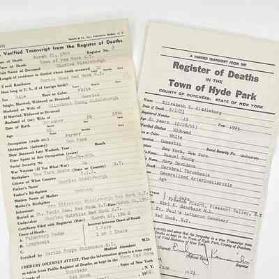 2 Riddleburgh Death Registers