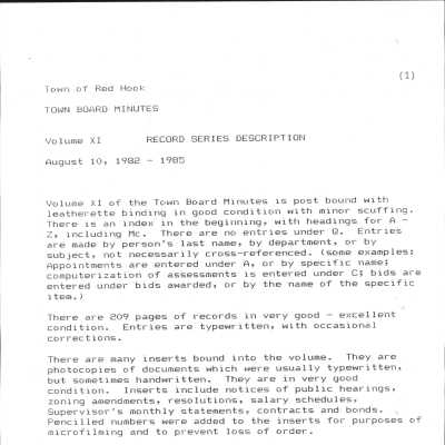 Vol. XI - August 10, 1982 - 1985