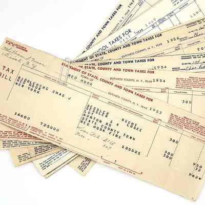Tax Receipts - State, County, Town _ Charles Riddleburgh