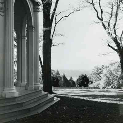 Montgomery Place - Detail of North Porch - 1966