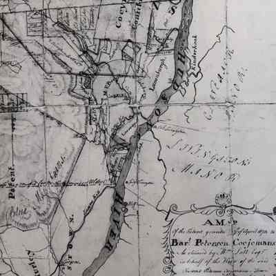 1673 Patent Map of Barent Peterson Coejemans