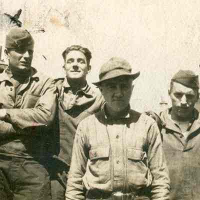 Roland A'Brial and soldiers during WW I