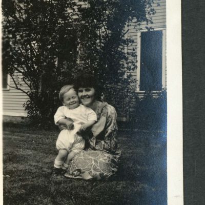 Claude Potts as a toddler
