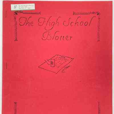 1932-1933 v1n1 - 'Blotter' (RHHS Newspaper)