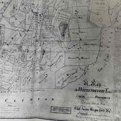 Map of Van Benthuysen land parcels, Wittenburgh Tract, Town of Rhienbeck, 1802 based on 1774 deed