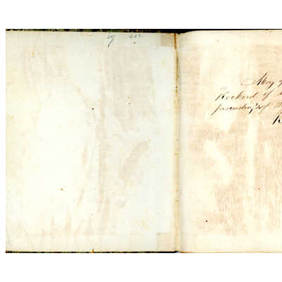 Methodist Church Board Meeting Minute Book, 1868-1875