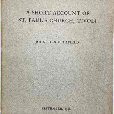 Short Account of St. Paul's, Tivoli