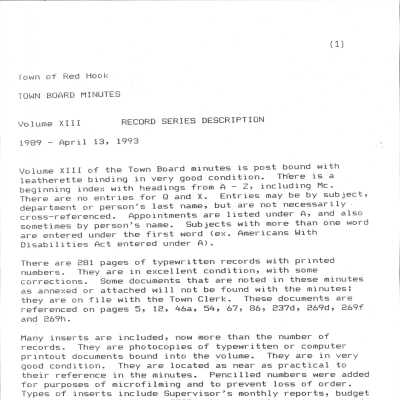 Vol. XIII - 1989 - April 13, 1993