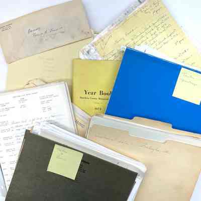Fraleigh Family Research Materials from Clara Losee