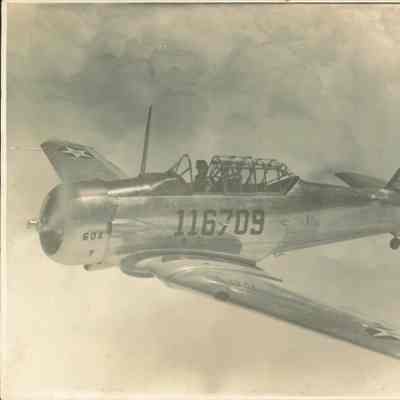 Harold Houghtaling as a pilot WWII