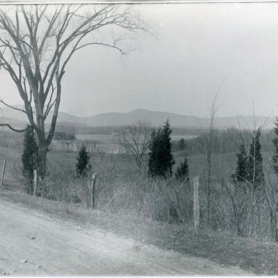 Dirt road near river