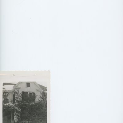 Richard Iraca ainfront of 59 West Market St. 1960