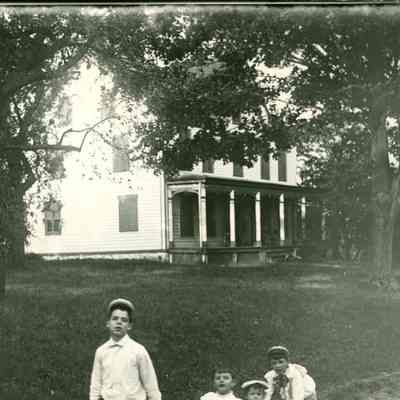 Clarence Williamson, Marion Teator, Roscoe Teator & ?