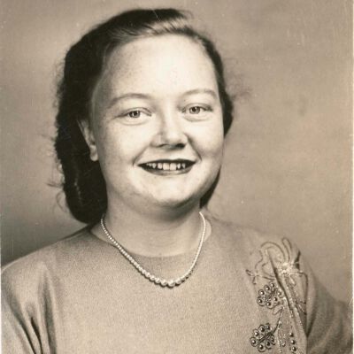 M. Doty, 1949 senior photo "Hardscrabble" yearbook.