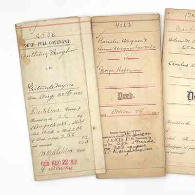 Four Riddleburg Deeds