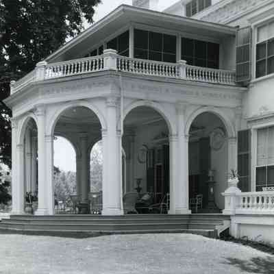 Montgomery Place - North porch - 1966
