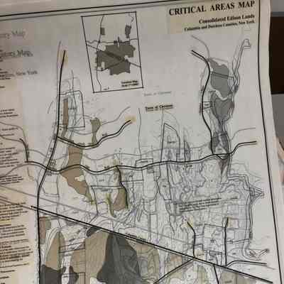 Critical Areas Map and Natural Resource Inventory, Columbia and Dutchess County, "Con Ed Lands"