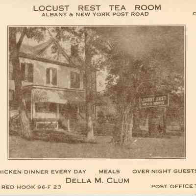 Clum's family Locust Rest Tea Room, Nevis, N.Y.