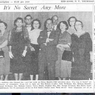 "I've Got a Secret" Newspaper Clipping