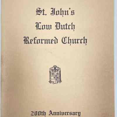 St. John's Reformed 200th Anniversary 1788-1988