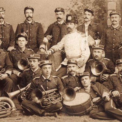 Stamford Coronet Band, group photo