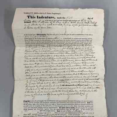 1832 Deed, Peter I.? Stickle to Peter D. Feller