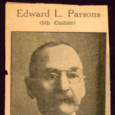 Edward L. Parsons - clipping